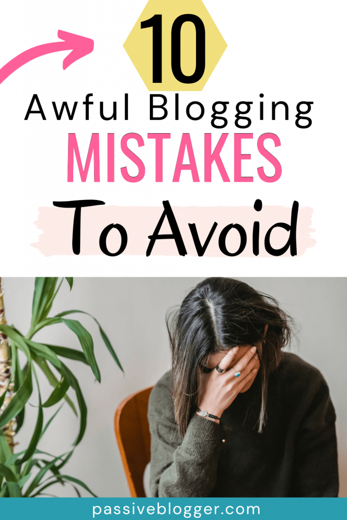 blogging mistakes