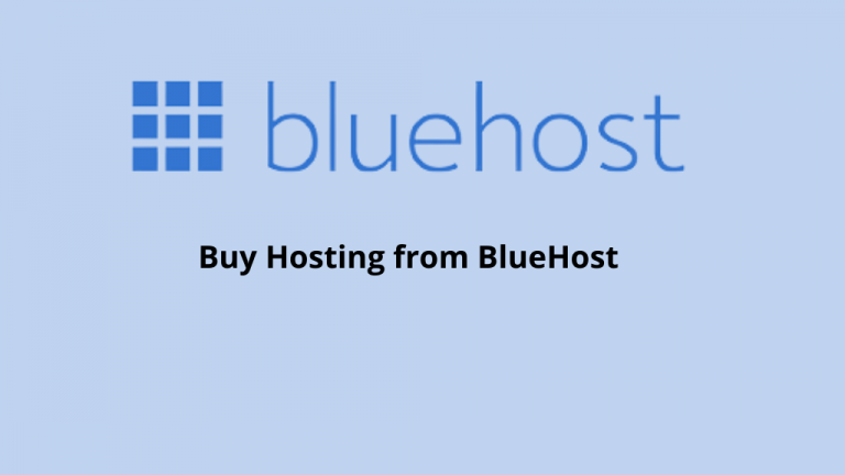 How to Buy Hosting from Bluehost